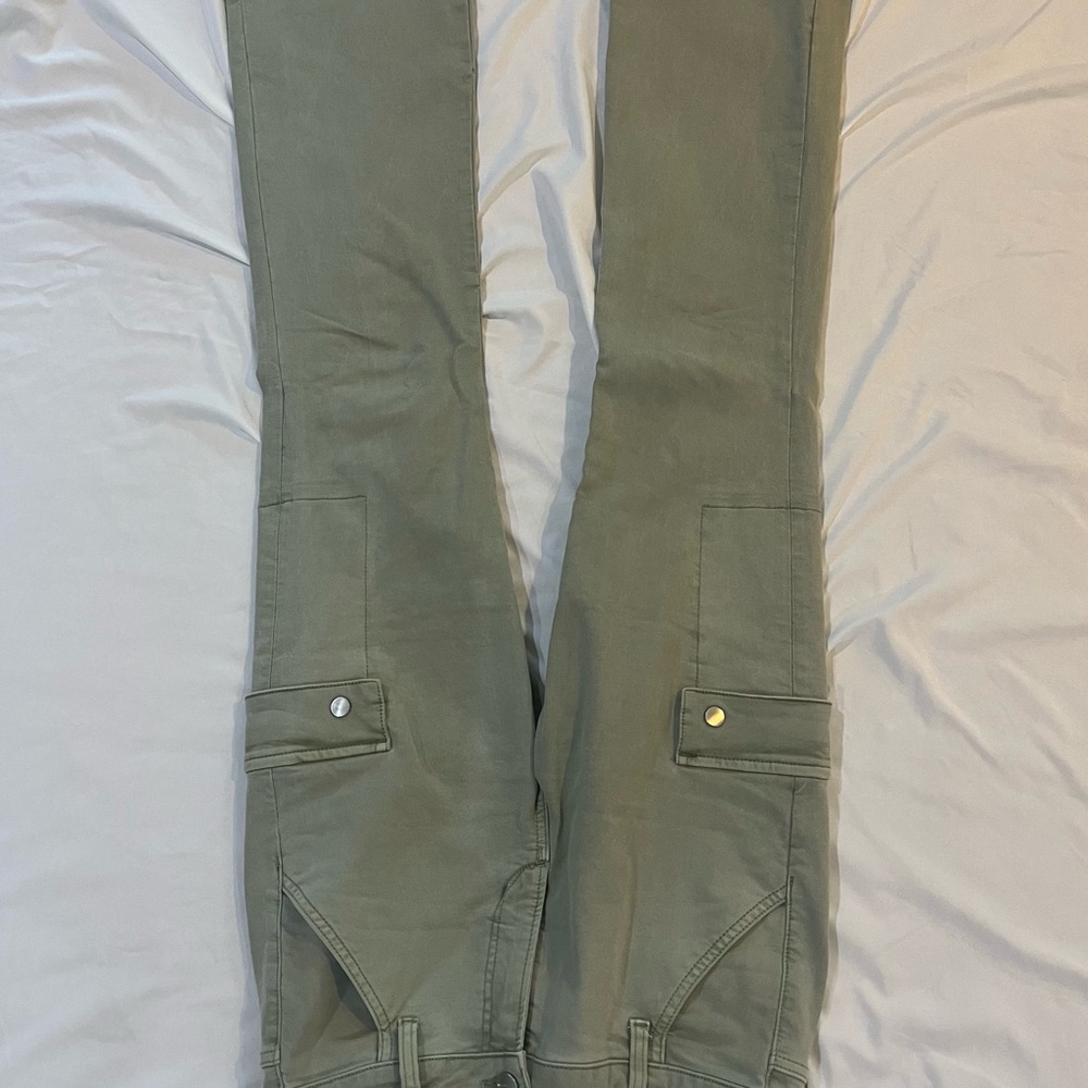 Joe’s The Frankie Cargo Pants-green khaki, size 27 - Picture 8 of 8